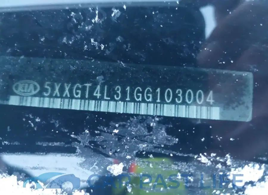 5XXGT4L31GG103004# 9