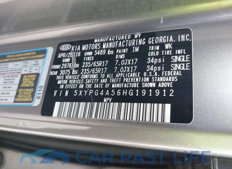 5XYPG4A56HG191912# 9