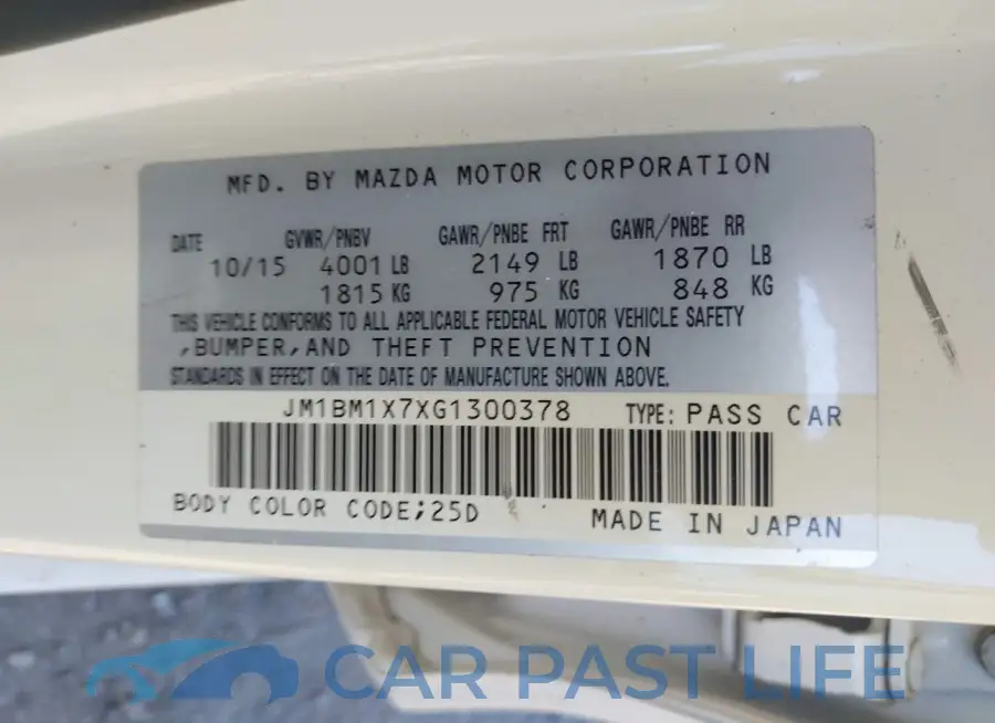 JM1BM1X7XG1300378# 9
