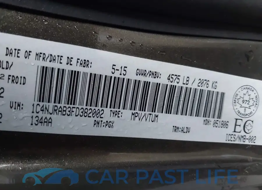 1C4NJRAB3FD382002# 9