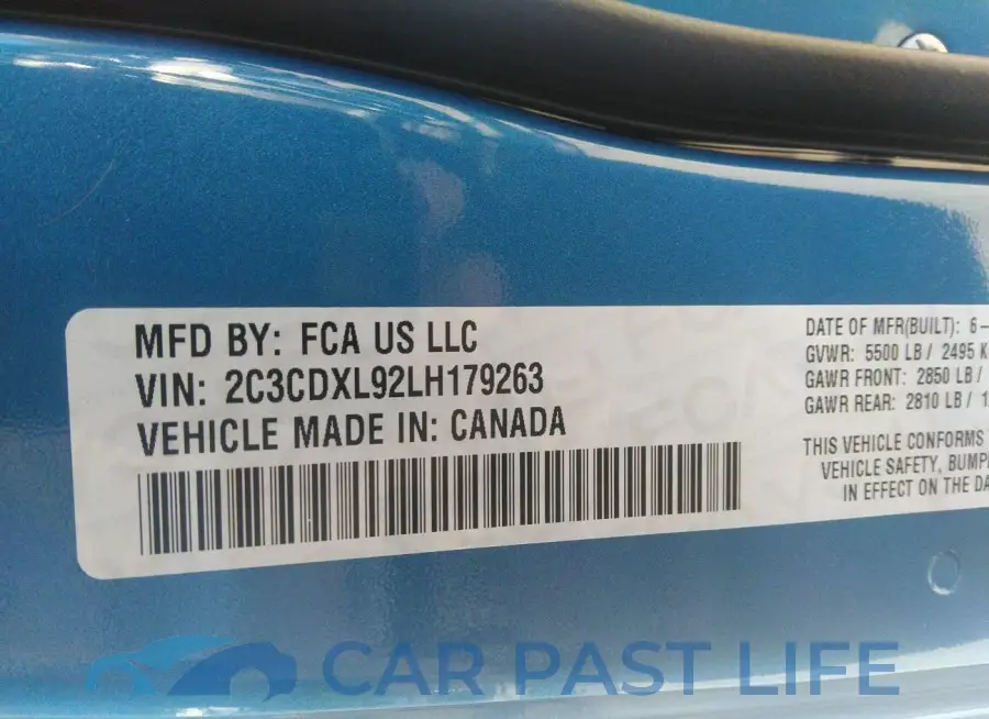 2C3CDXL92LH179263# 9