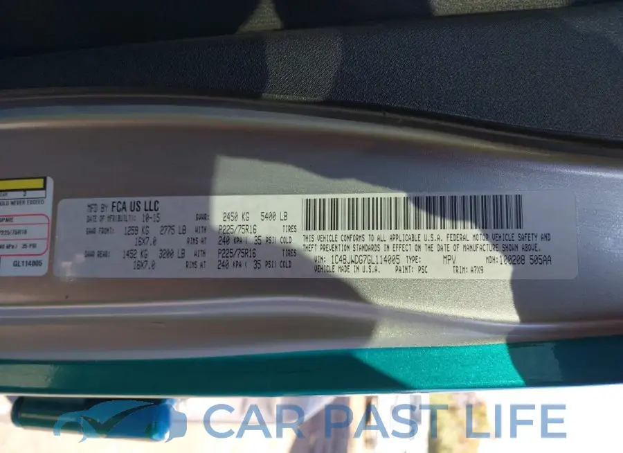 1C4BJWDG7GL114005# 9