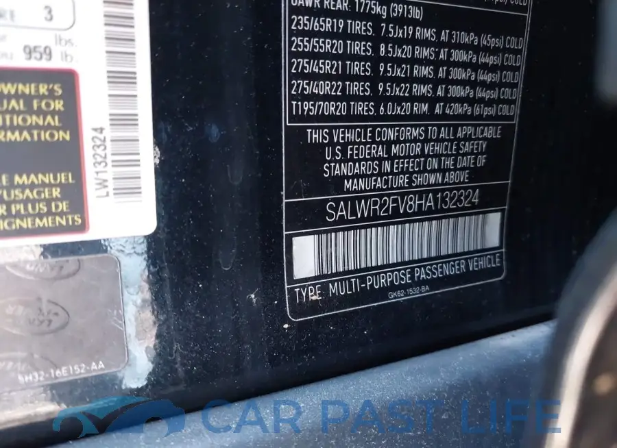 SALWR2FV8HA132324# 9