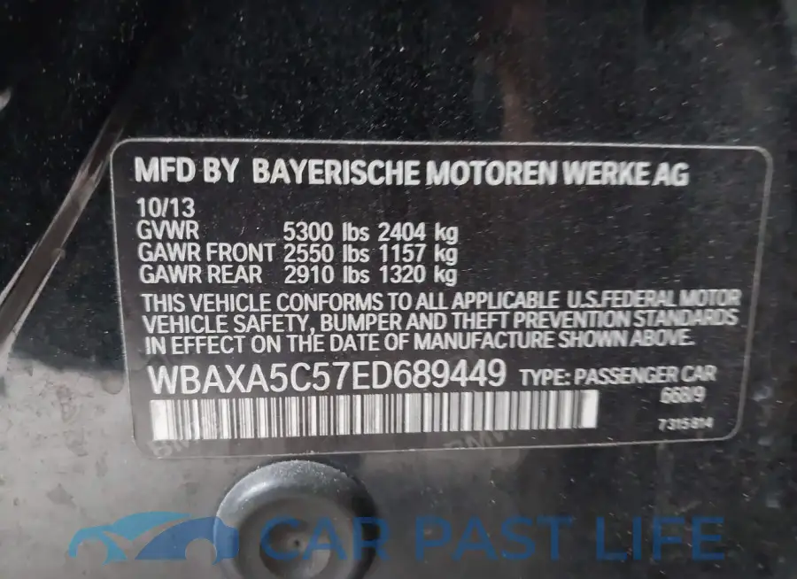 WBAXA5C57ED689449# 9