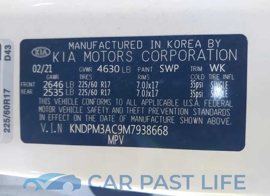 KNDPM3AC9M7938668# 9