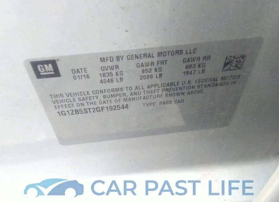 1G1ZB5ST2GF192544# 9