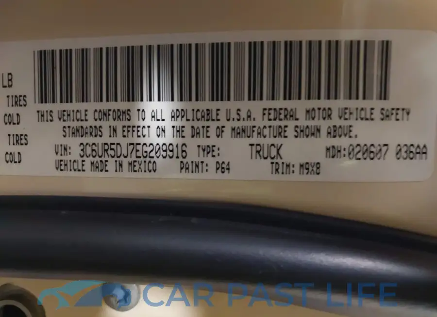 3C6UR5DJ7EG209916# 9