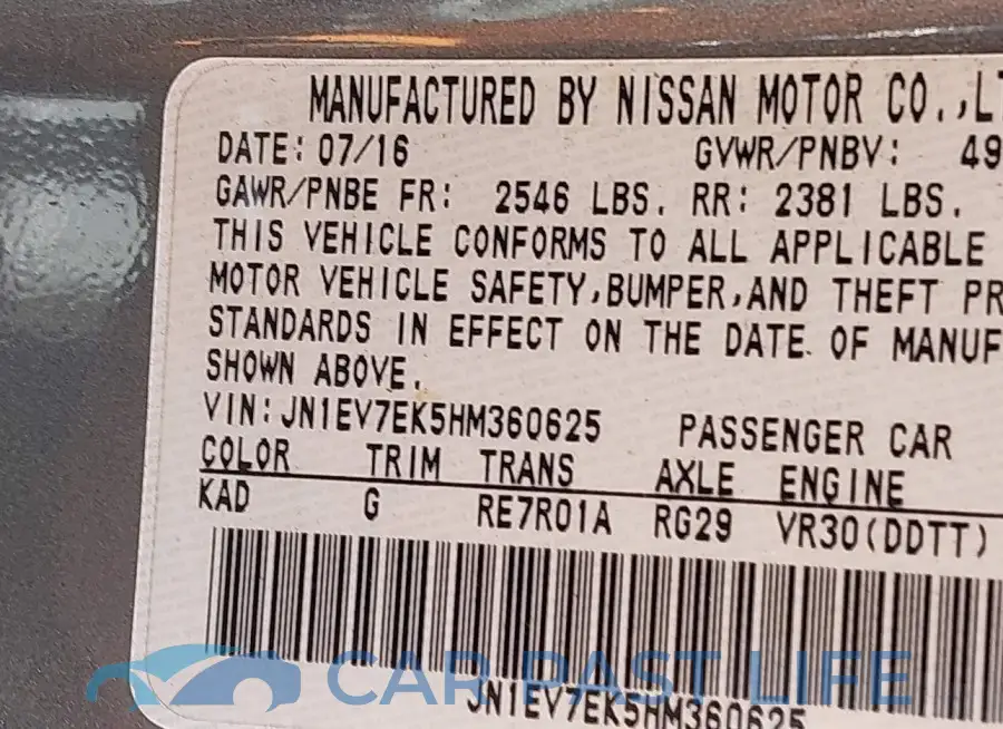 JN1EV7EK5HM360625# 9