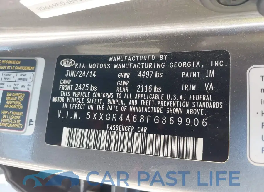 5XXGR4A68FG369906# 9