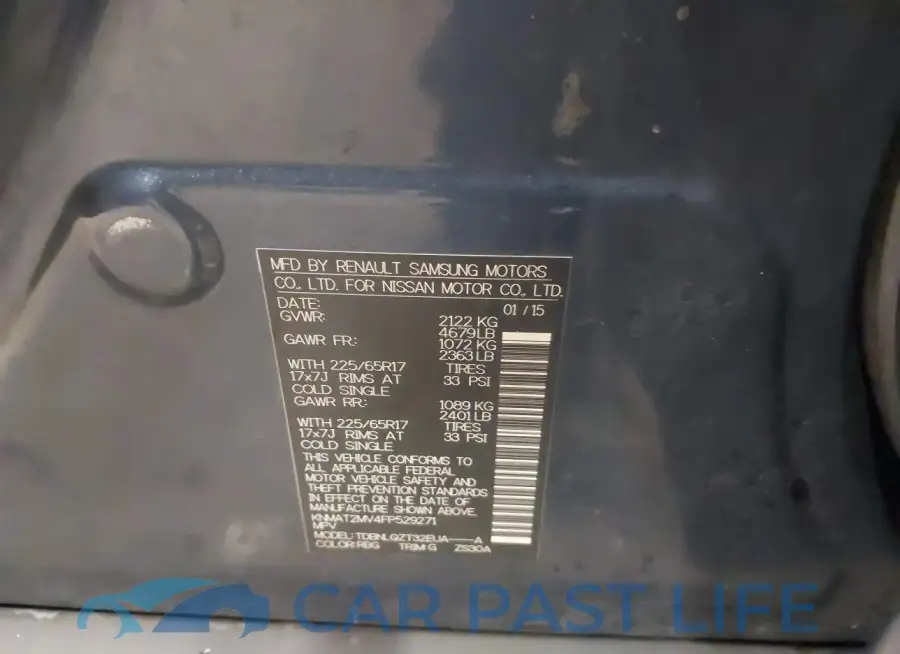 KNMAT2MV4FP529271# 9
