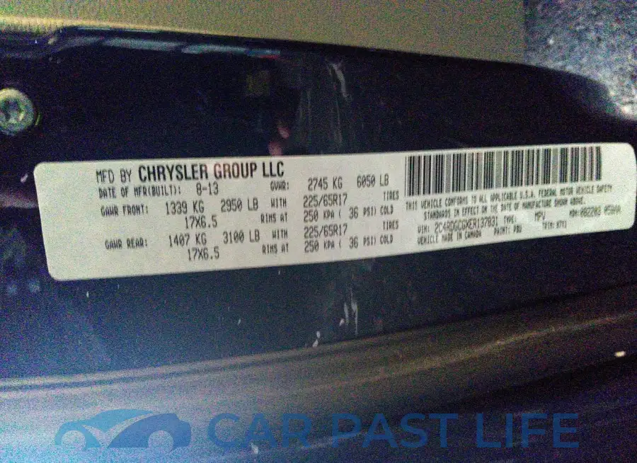 2C4RDGCGXER137831# 9
