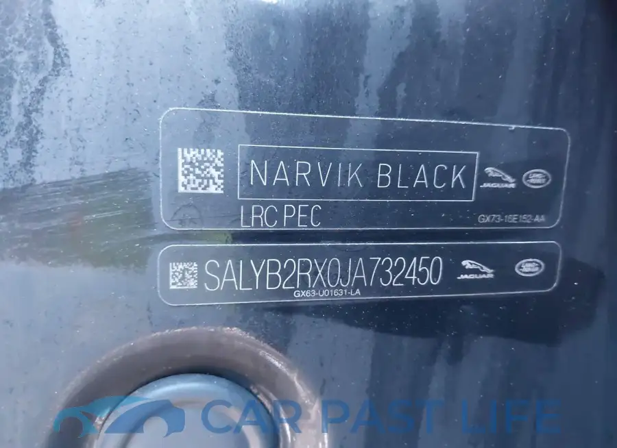SALYB2RX0JA732450# 9