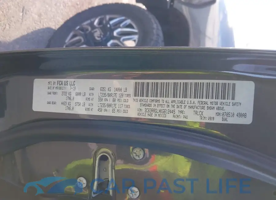 3C63RRGLXKG612445# 9