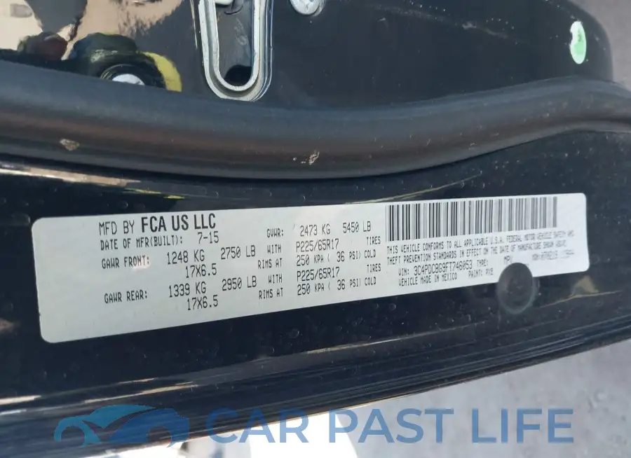3C4PDCBG9FT746053# 9