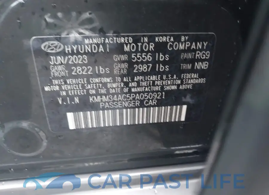 KMHM34AC5PA050921# 9