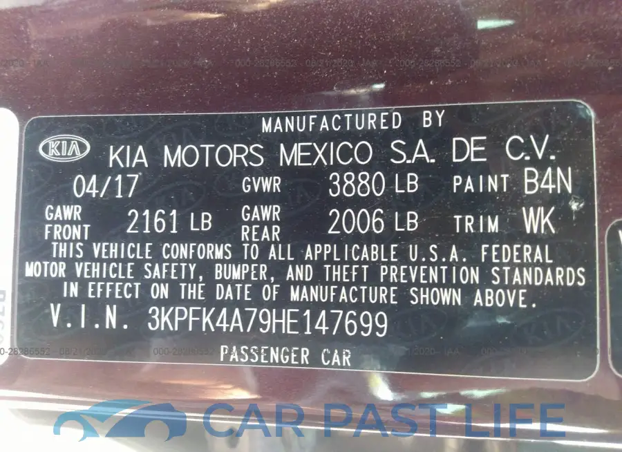 3KPFK4A79HE147699# 9