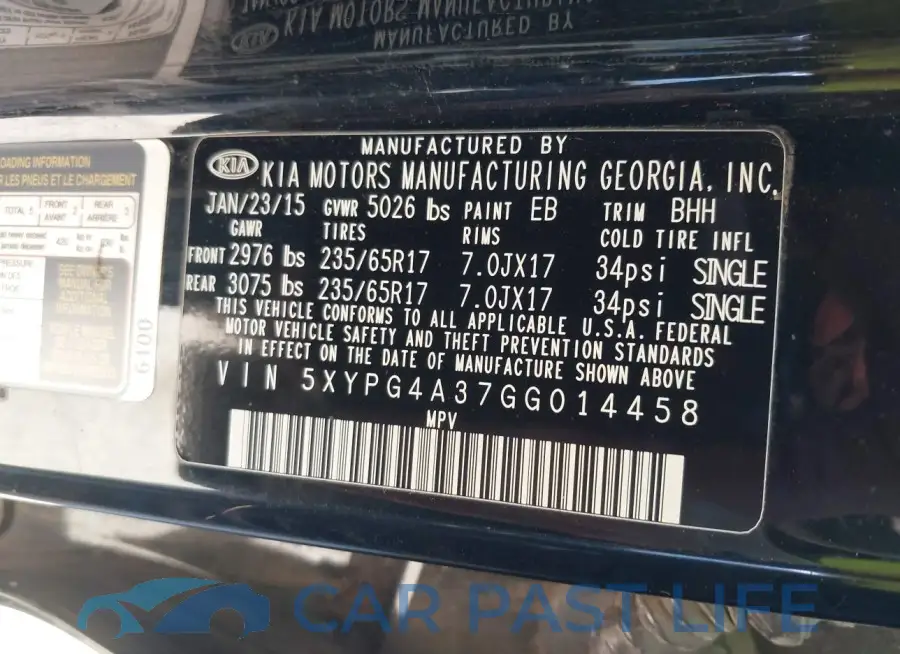 5XYPG4A37GG014458# 9