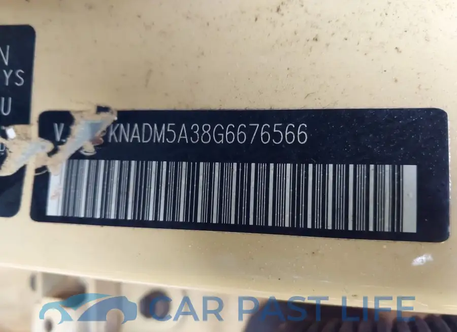 KNADM5A38G6676566# 9