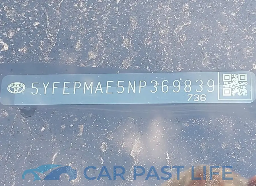 5YFEPMAE5NP369839# 9