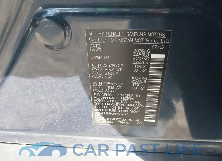 KNMAT2MT0FP587361# 9