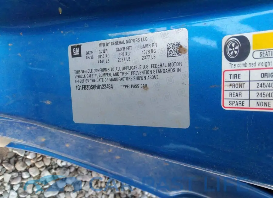 1G1FB3DS6H0123484# 9