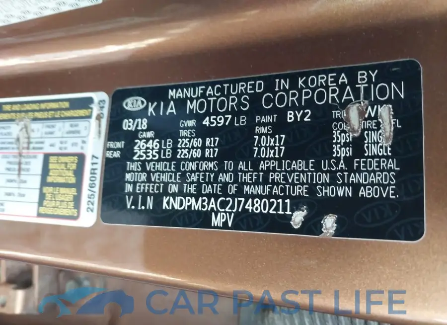 KNDPM3AC2J7480211# 9
