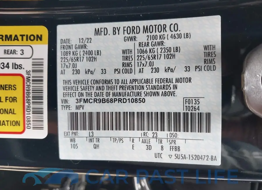 3FMCR9B68PRD10850# 9