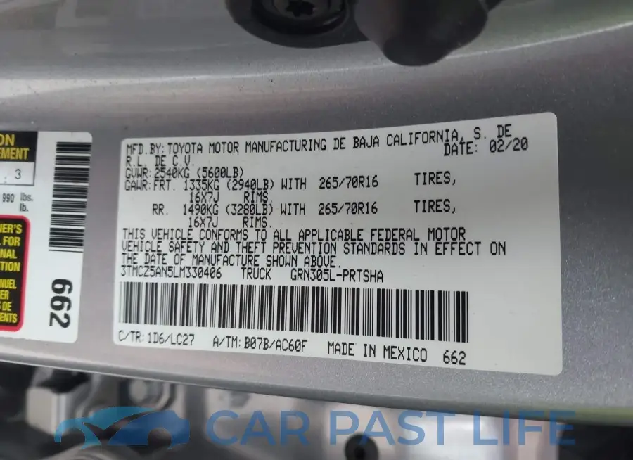3TMCZ5AN5LM330406# 9