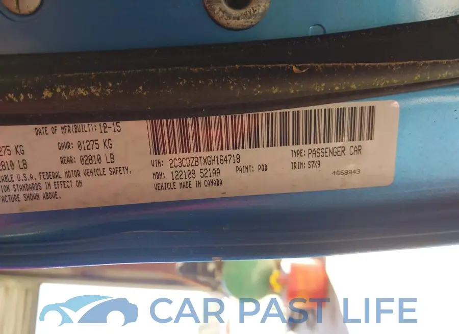 2C3CDZBTXGH164718# 9