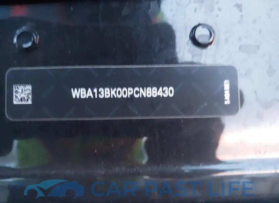 WBA13BK00PCN88430# 9