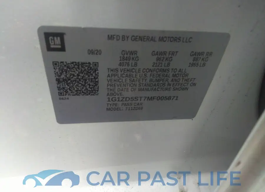 1G1ZD5ST7MF005871# 9