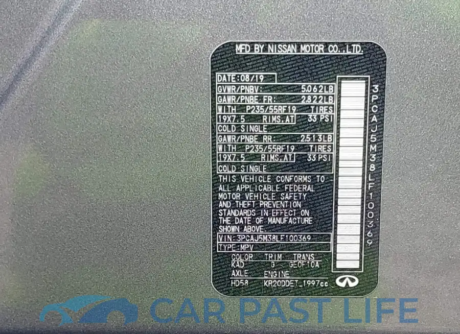 3PCAJ5M38LF100369# 9