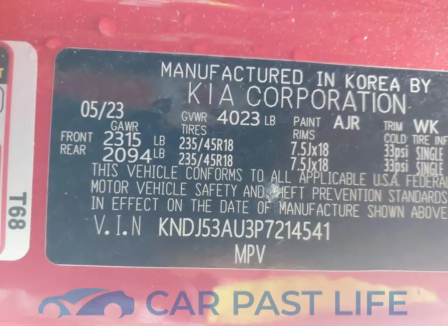 KNDJ53AU3P7214541# 9