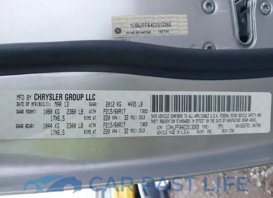 1C4NJPFB4ED513269# 9