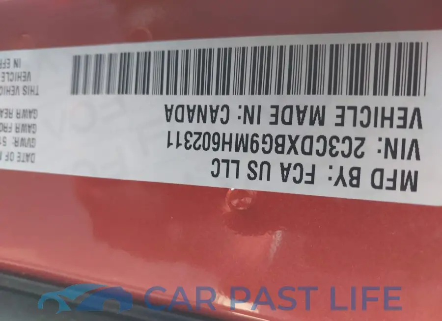 2C3CDXBG9MH602311# 9