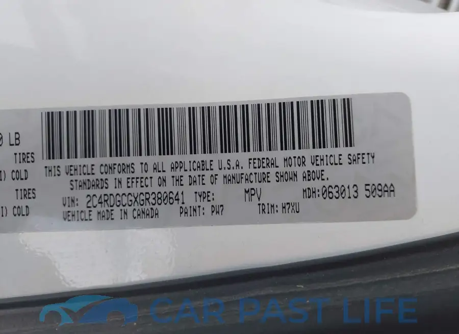 2C4RDGCGXGR380641# 9