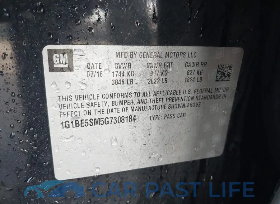 1G1BE5SM5G7308184# 9