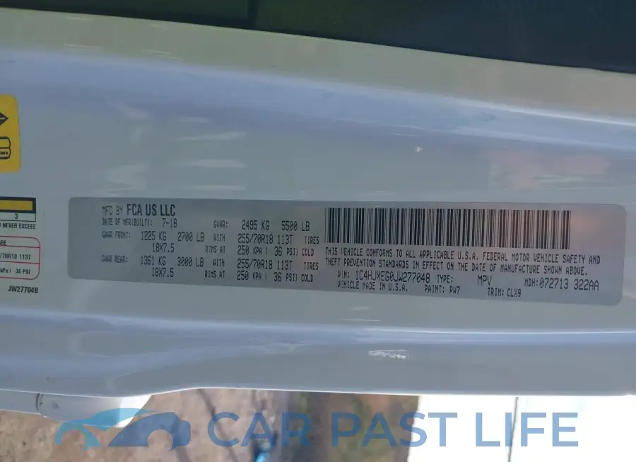 1C4HJXEG0JW277048# 9