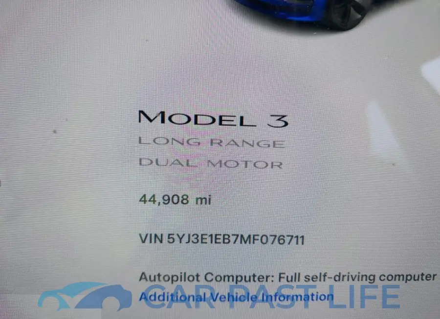 5YJ3E1EB7MF076711# 7