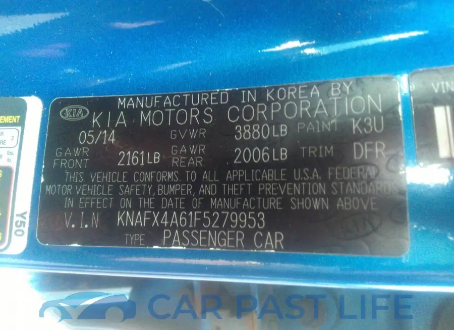 KNAFX4A61F5279953# 9