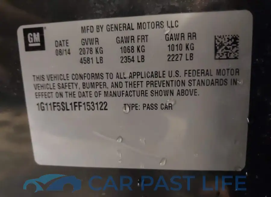 1G11F5SL1FF153122# 9