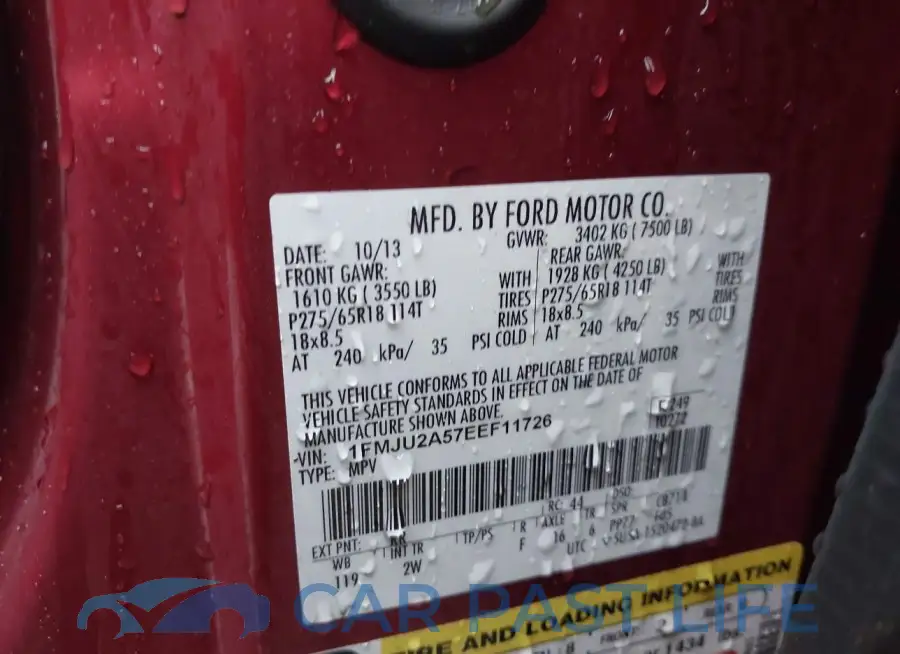 1FMJU2A57EEF11726# 9