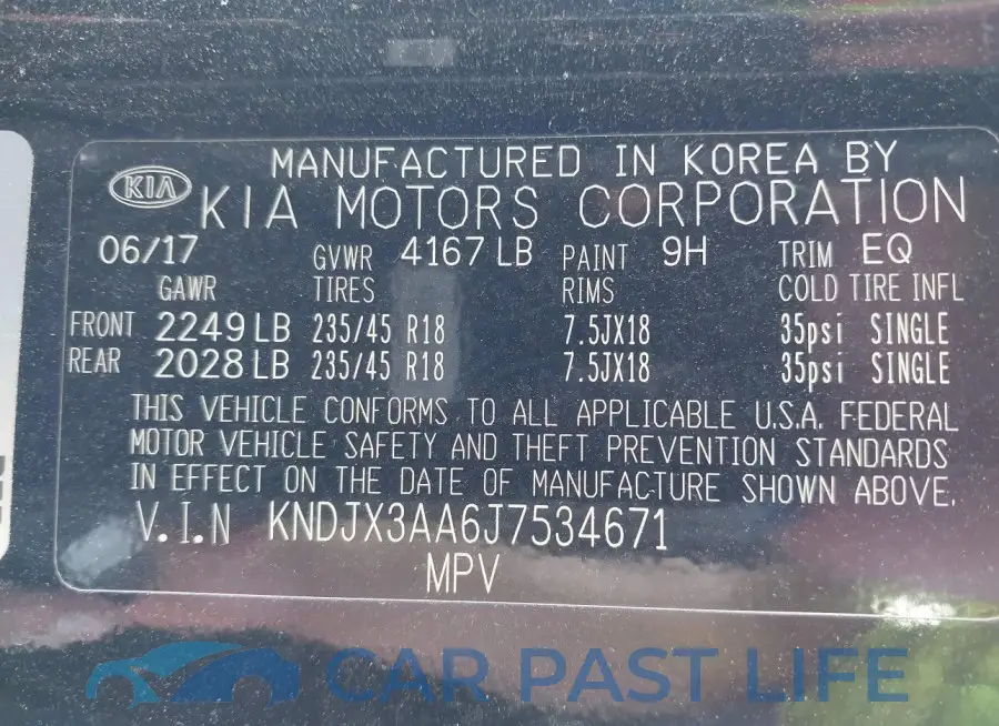 KNDJX3AA6J7534671# 9