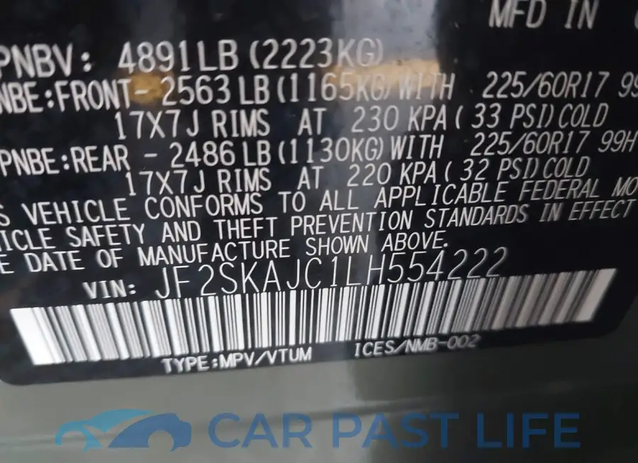 JF2SKAJC1LH554222# 9