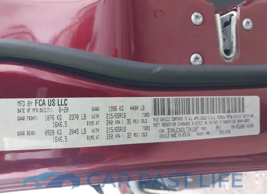 3C4NJCAB3LT241207# 9