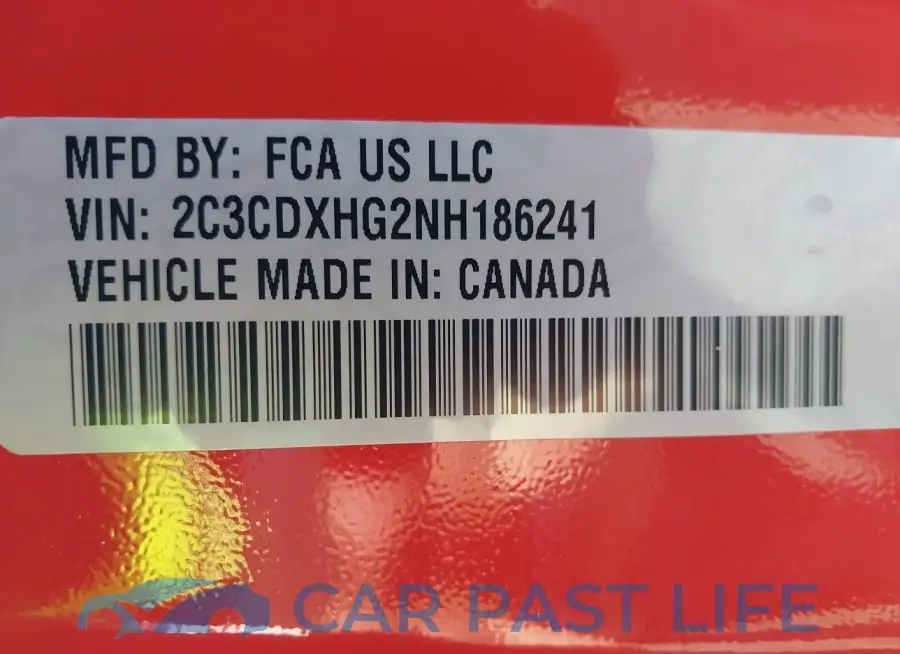2C3CDXHG2NH186241# 9