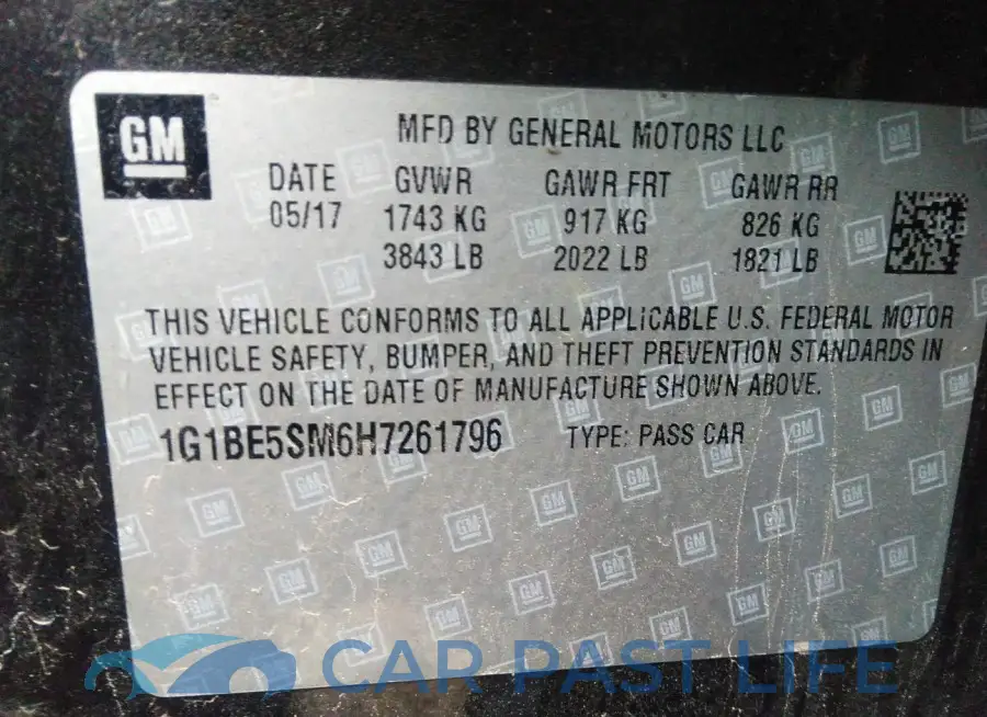 1G1BE5SM6H7261796# 9