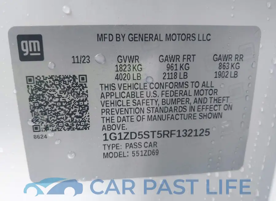 1G1ZD5ST5RF132125# 9