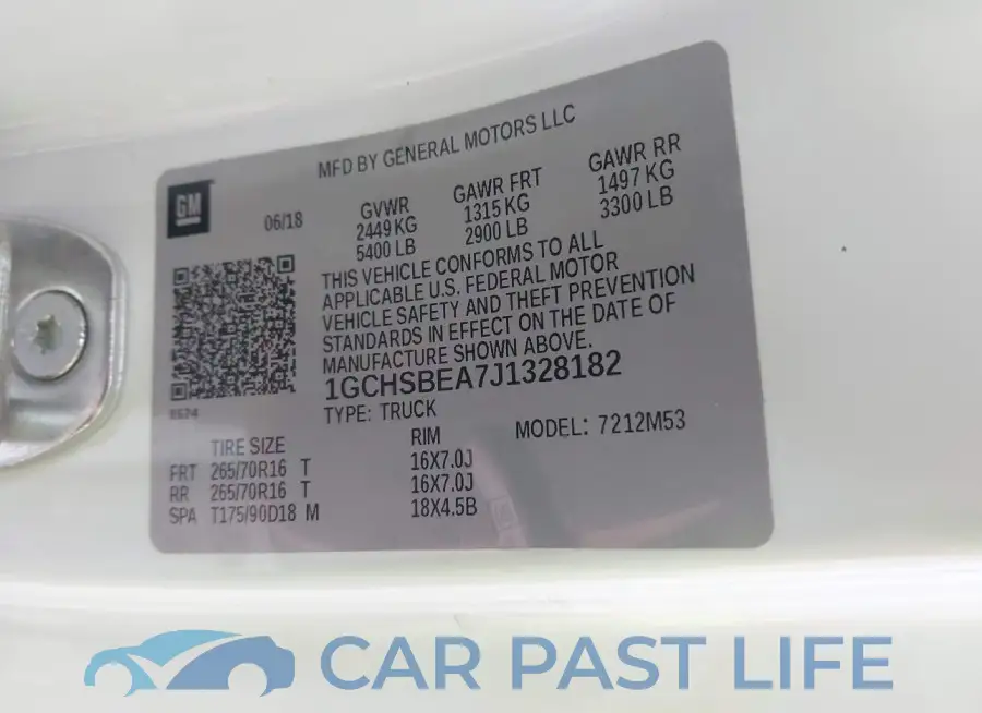 1GCHSBEA7J1328182# 9