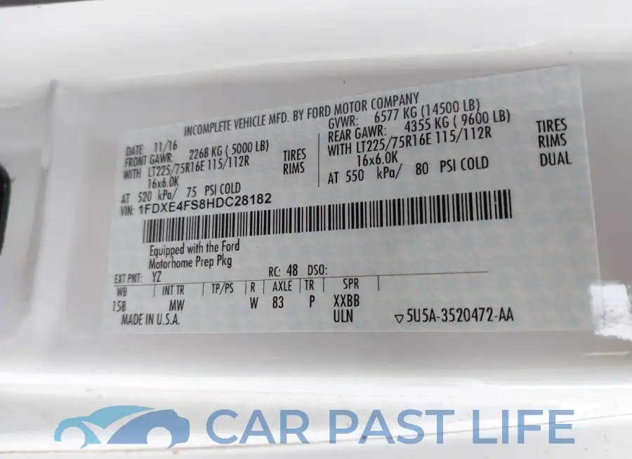 1FDXE4FS8HDC28182# 9